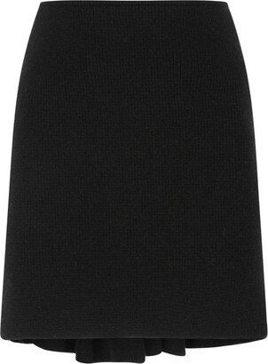 Godet Detailed Mini Skirt