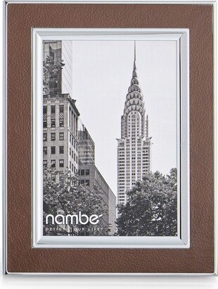 Novara Frame, 5 x 7 - Brown, Silver-Tone