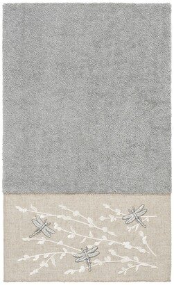 Braelyn Embellished Bath Towel - Light Gray