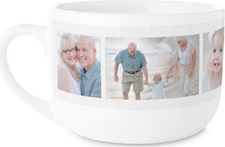 Mugs: Grandma's Happiness Latte Mug, White, 25Oz, Pink