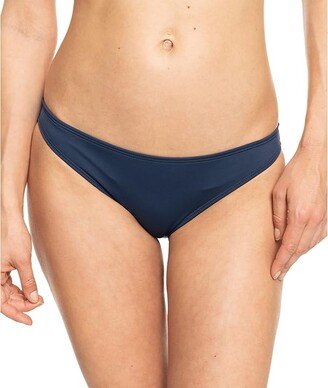 Solid Beach Classics Moderate Bottoms (Mood Indigo) Women's Swimwear