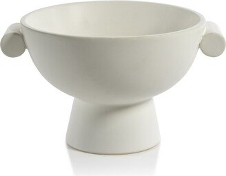 Braga Matt White Ceramic Bowl - 12