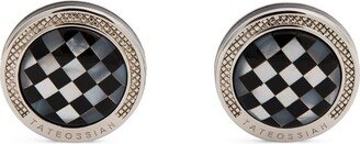 Sterling Silver Mosaic Cufflinks