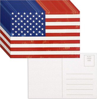 Best Paper Greetings American Flag Postcards - 40-Pack Patriotic Postcards Set, All Occasion Postcards Bulk, Blank on the Inside, 4 x 6 inches