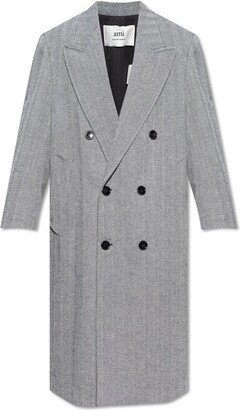 Paris Double Breasted Long Sleeved Coat