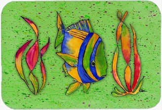 8568LCB 15 X 12 In. Tropical Fish on Green Glass Cutting Board Large Size