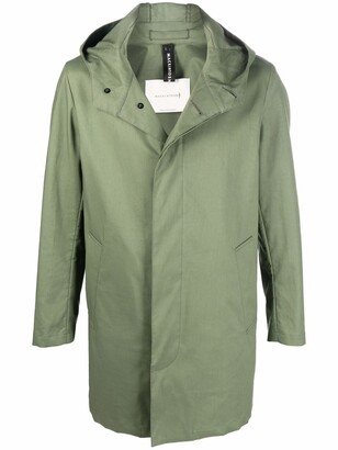 Chryston short hooded coat