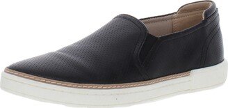 Jade Womens Leather Slip-On Sneakers