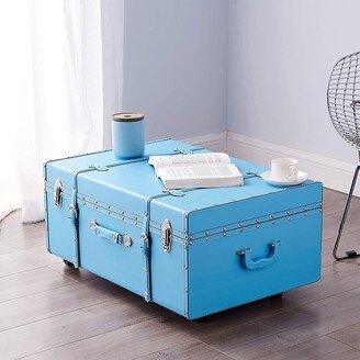 Texture® Brand Trunk - Cyan Blue