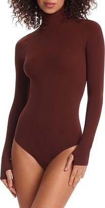 Ballet Body Turtleneck Bodysuit KT032 (Copper) Women's Jumpsuit & Rompers One Piece