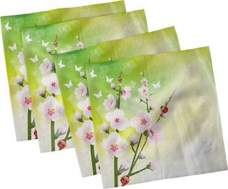 Ladybugs Set of 4 Napkins, 12