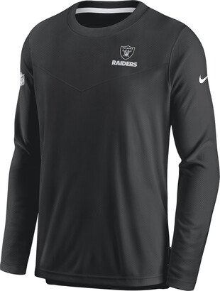 Men's Dri-FIT Lockup (NFL Las Vegas Raiders) Long-Sleeve Top in Black