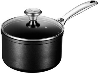 Hard Anodized Aluminum Nonstick 2-Qt. Saucepan with Lid