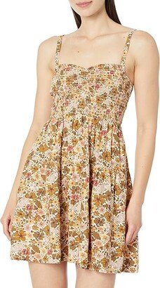 Tucker Tie Strap Lucie Mini Dress - Print (Sand) Women's Dress