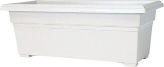 Novelty Countryside Patio Planter Box, White, 12 Inch by 27 Inch