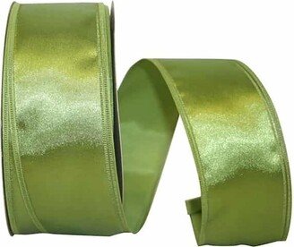 Moss Green Dyna Satin Ez Wired Ribbon