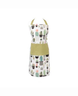 Urban Oasis Cactus Print Chef Apron