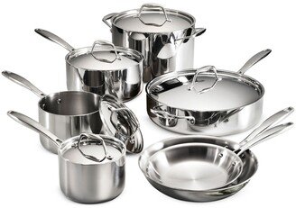 Gourmet Tri-Ply Clad 12 Pc Cookware Set