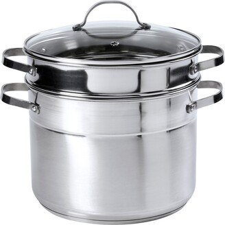 Unlimited Stainless Steel 3 Piece 8 Quart Multi-Cooker Set