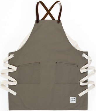 Risdon & Risdon Studio Cross Back Apron - Taupe