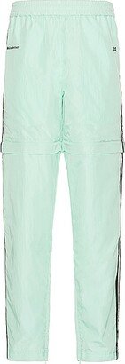 Nylon Track Pant in Mint