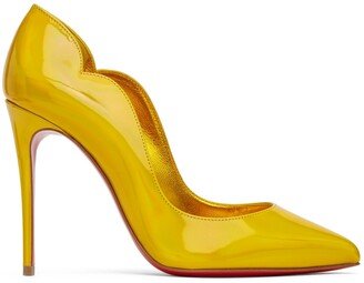 Yellow Hot Chick 100mm Heels
