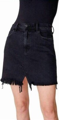 Jules High Rise Skirt In Black