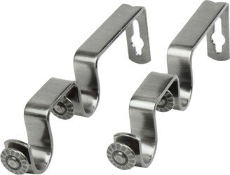 InStyleDesign Pair of Double Brackets for 3/4 inch Rod - n/a