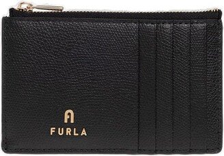 Logo Plaque Zipped Cardholder-AC