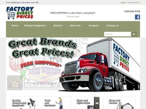 Factory Direct Prices Promo Codes & Coupons