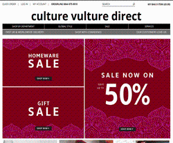 Culture Vulture Promo Codes & Coupons
