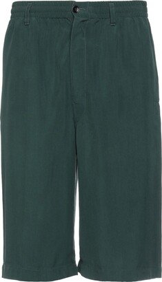 Cropped Pants Dark Green-AA