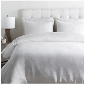 Dawson White Duvet Set With Two Standard Shams