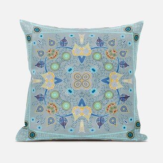 Amrita Sen Designs Amrita Sen Paisley Leaf Geo Duo Indoor Outdoor Pillow-AC