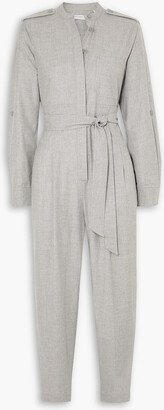 Leondrea belted woven jumpsuit