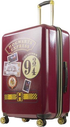 WB Ful Hogwart Express Hardside Printed Abs 29 Inch Luggage Burgundy