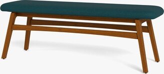Scandinavian Dining Bench Heather Ocean Blue