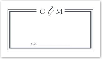 Wedding Place Cards: Sensational Shine Wedding Place Card, Gray, Placecard, Matte, Signature Smooth Cardstock