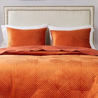 Riviera Velvet Quilted Pillow Shams