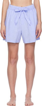 Blue Drawstring Pyjama Shorts