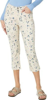 Chloe Capris Hollywood Waistband Slits (Alpine Basin) Women's Capri