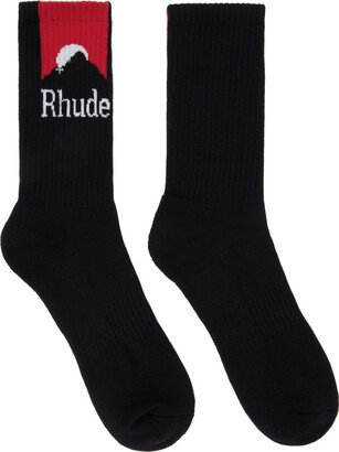 Black Moonlight Socks-AA