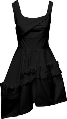 Asymmetric Sleeveless Dress-AA