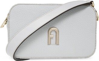 Logo-Plaque Zipped Mini Crossbody Bag-AB