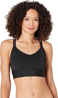 MWL Flex Strappy Sports Bra (True Black) Women's Lingerie