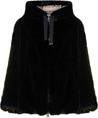 Drawstring Hooded Jacket-AG