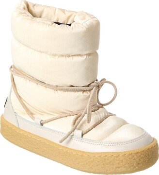 Zimlee Nylon & Leather Snow Boot