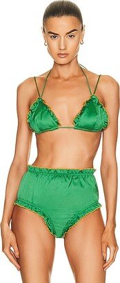 SIEDRES Ava Bralette in Green