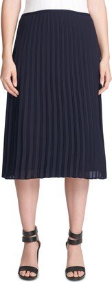 Petite Pleated Midi Skirt, Created for Macy's