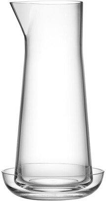 Informal Clear Carafe With Bowl